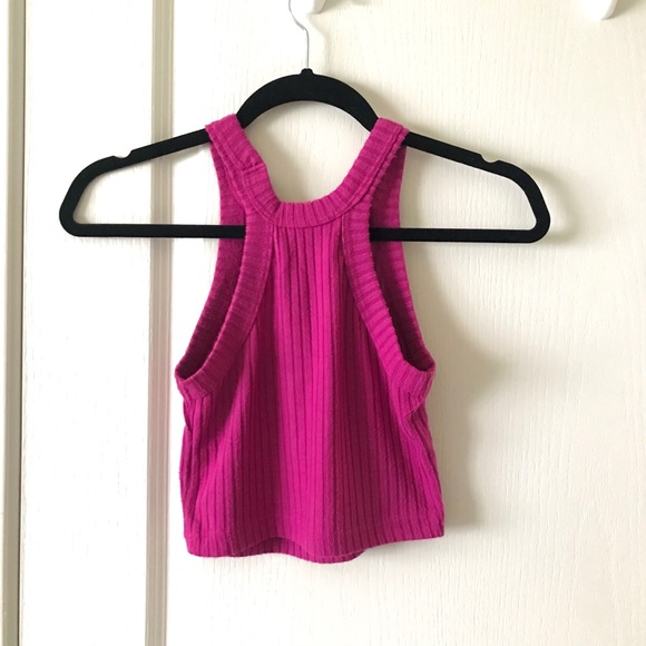 [SOLD] UO Truly madly deeply halter crop top - Picture 3 of 5